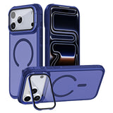 iPhone 18 Pro / 17 Pro EIDERWOOD Hybrid Plastic Case with Camera Case & Stand Function - MagSafe Compatible - Blue