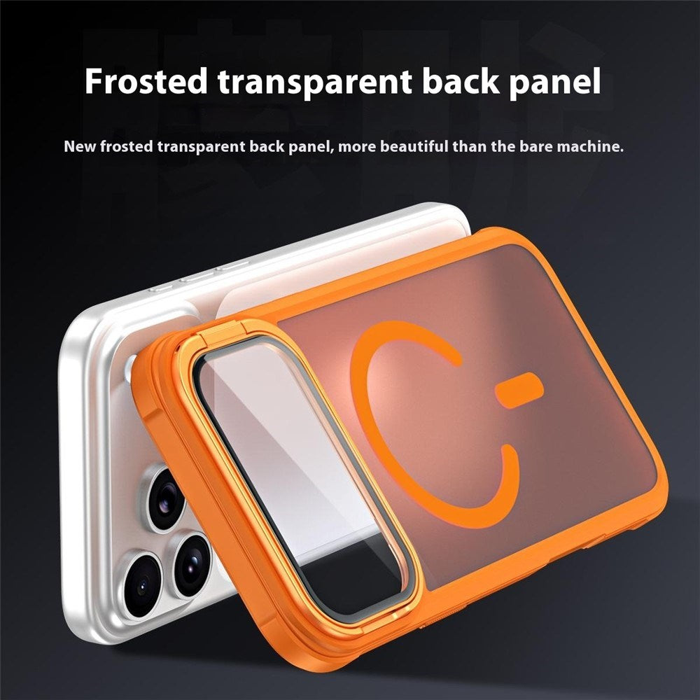iPhone 18 Pro / 17 Pro EIDERWOOD Hybrid Plastic Case with Camera Case & Stand Function - MagSafe Compatible - Black
