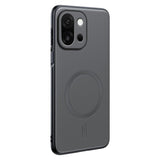 EIDERWOOD OnePlus 15 Hybrid Plastic Case with Faux Leather - MagSafe Compatible - Grey