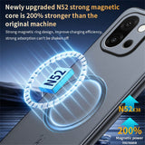 EIDERWOOD OnePlus 15 Hybrid Plastic Case with Faux Leather - MagSafe Compatible - Grey