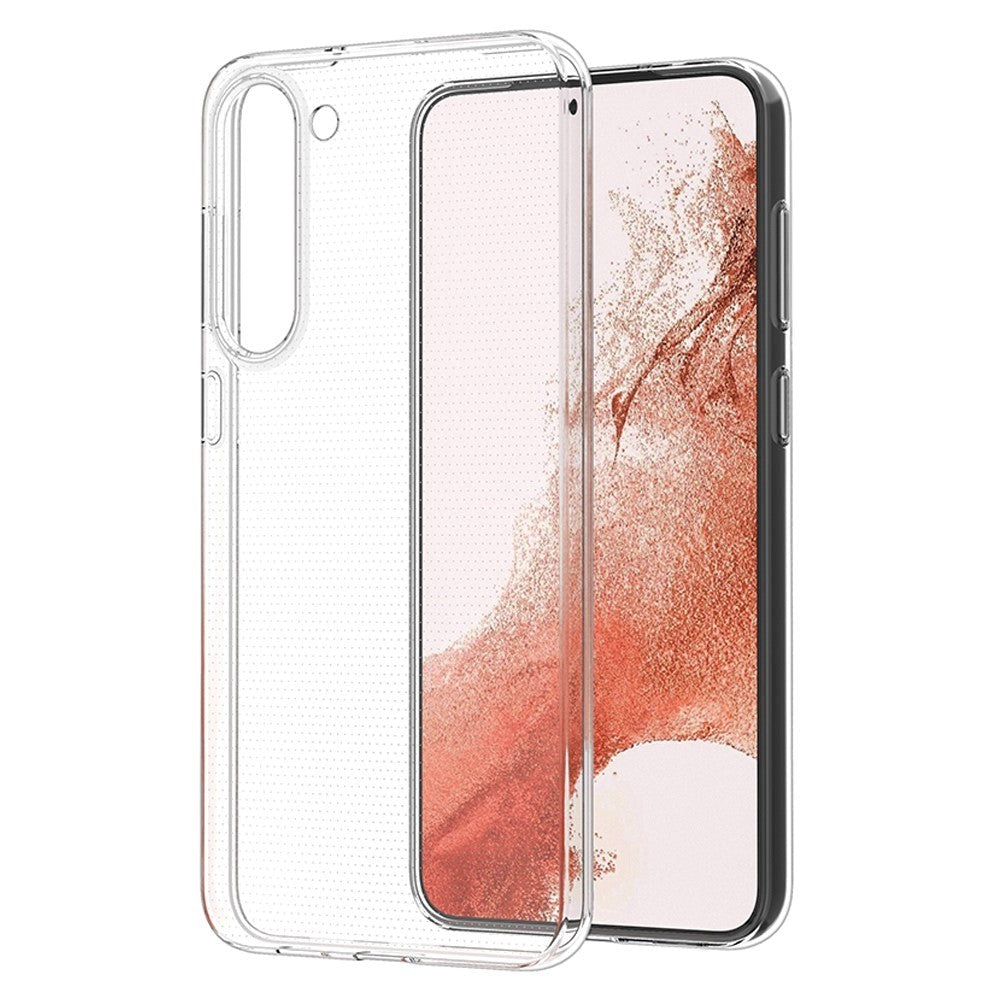 Samsung Galaxy S23+ (Plus) Flexible TPU Plastic Back Case - Transparent