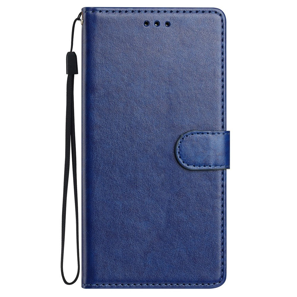 Samsung Galaxy S26 Ultra EIDERWOOD Leather Case with Strap & Card Holder - Blue