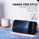 Honor Magic8 Lite EIDERWOOD Faux Leather Flip Case with Card Holder & Stand Function - Rose Gold