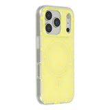 EIDERWOOD iPhone 17 Pro Max Hybrid Case with Polka Design - MagSafe Compatible - Transparent / Yellow