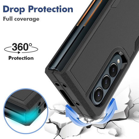 EIDERWOOD Samsung Galaxy Z Fold4 (5G) Hybrid Tough Case - Black