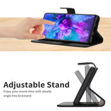 Honor Magic8 Lite EIDERWOOD Faux Leather Flip Case with Strap – Black