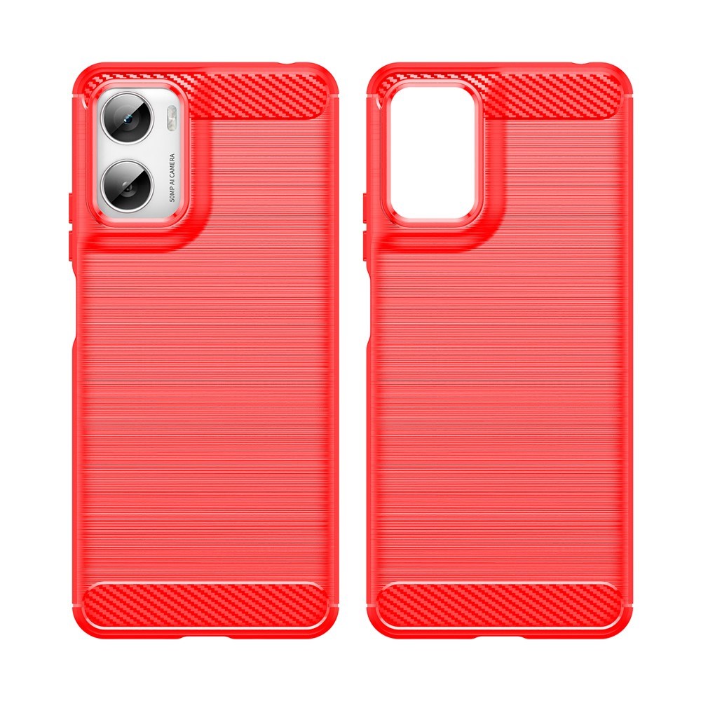 Motorola Moto G06 / G06 Power EIDERWOOD Carbon Fiber Case - Red