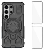 Samsung Galaxy S26 Ultra Tough Case with Kickstand - incl. 2 x Screen Protector - Black