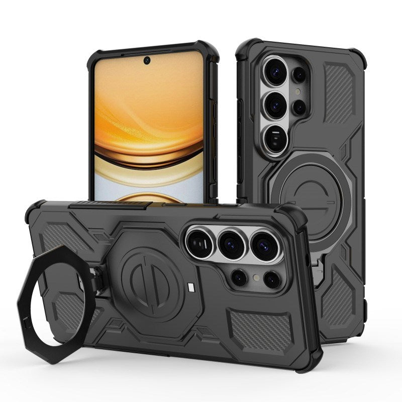 Samsung Galaxy S26 Ultra Tough Case with Kickstand - incl. 2 x Screen Protector - Black