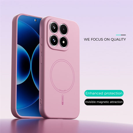 Xiaomi 17 Silicone Case - MagSafe Compatible - Pink