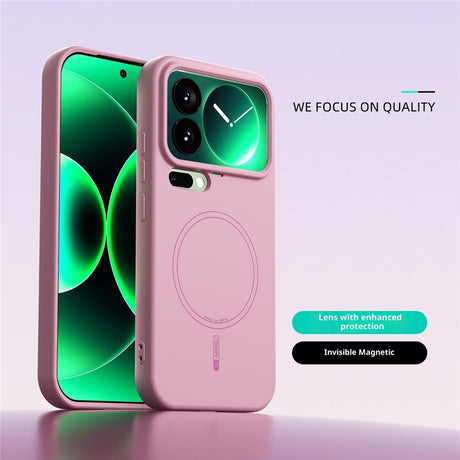 Xiaomi 17 Pro Silicone Case - MagSafe Compatible - Pink