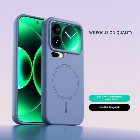 Xiaomi 17 Pro Silicone Case - MagSafe Compatible - Blue