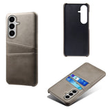 Samsung Galaxy S26 / S26 Pro EIDERWOOD Faux Leather Case with Card Holder - Gray