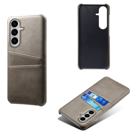 Samsung Galaxy S26 / S26 Pro EIDERWOOD Faux Leather Case with Card Holder - Gray