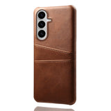 Samsung Galaxy S26 / S26 Pro EIDERWOOD Faux Leather Case with Card Holder - Brown
