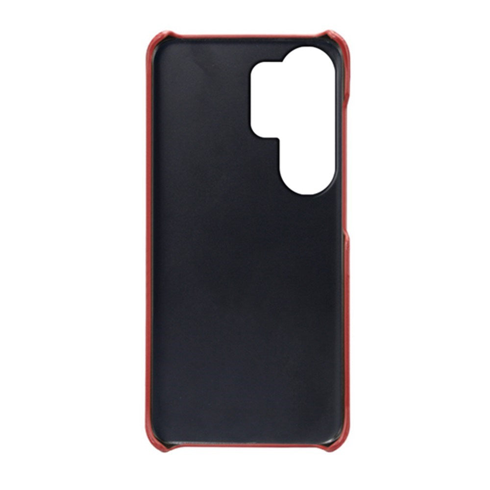 Samsung Galaxy S26 Ultra EIDERWOOD Faux Leather Case with Card Holder - Red