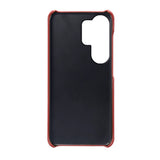 Samsung Galaxy S26 Ultra EIDERWOOD Faux Leather Case with Card Holder - Red