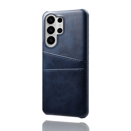 Samsung Galaxy S26 Ultra EIDERWOOD Faux Leather Case with Card Holder - Blue