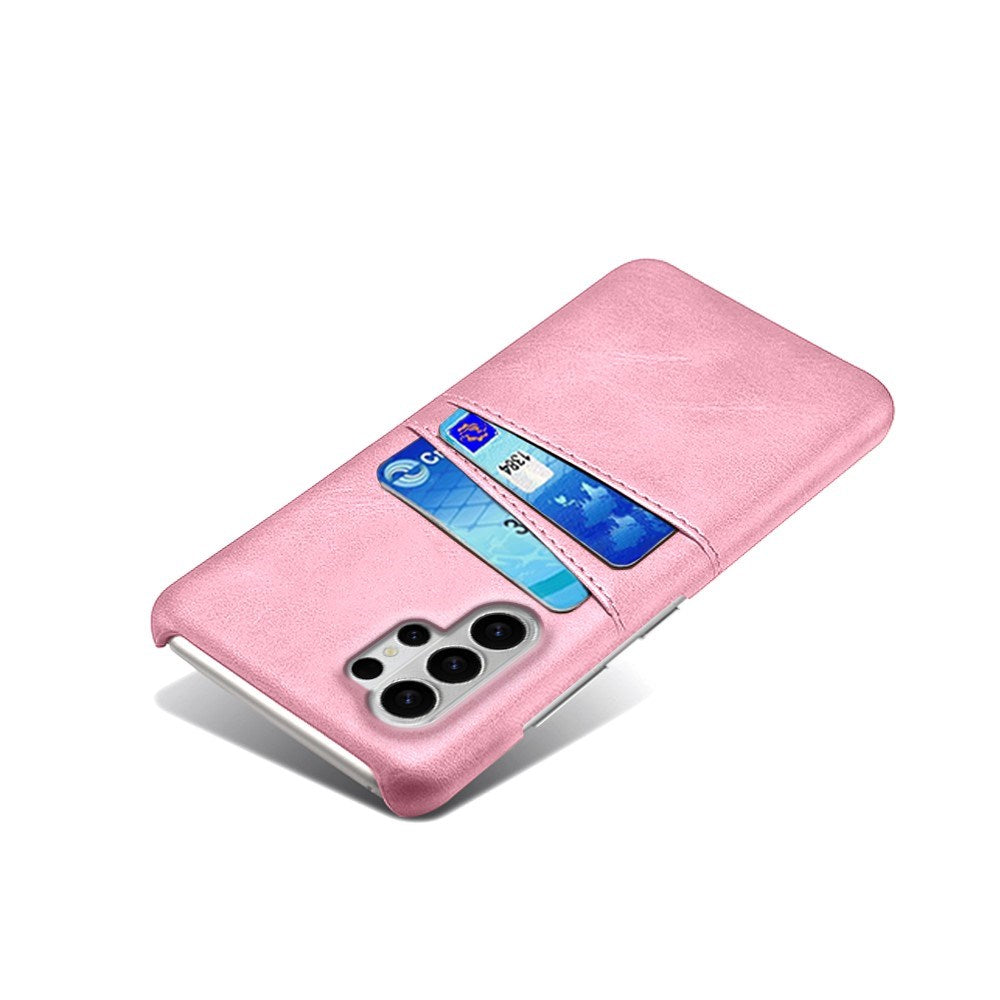 Samsung Galaxy S26 Ultra EIDERWOOD Faux Leather Case with Card Holder - Pink