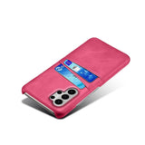 Samsung Galaxy S26 Ultra EIDERWOOD Faux Leather Case with Card Holder - Pink