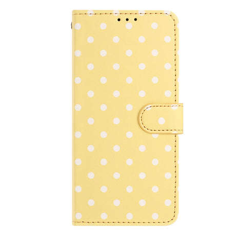 EIDERWOOD Xiaomi 17 Pro Max Faux Leather Flip Case w. Polka Design - Yellow