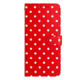 EIDERWOOD Xiaomi 17 Pro Max Faux Leather Flip Case w. Polka Design - Red