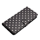 EIDERWOOD Xiaomi 17 Pro Faux Leather Flip Case w. Polka Design - Black