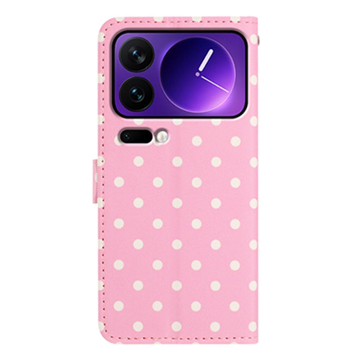 EIDERWOOD Xiaomi 17 Pro Faux Leather Flip Case w. Polka Design - Pink