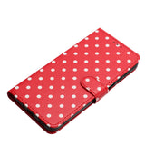 EIDERWOOD Xiaomi 17 Pro Faux Leather Flip Case w. Polka Design - Red