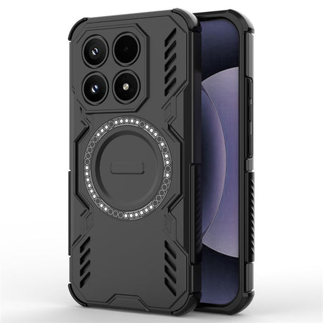 Xiaomi 17 EIDERWOOD Tough Hybrid Case w. Heat Dissipation - Black