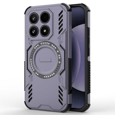 Xiaomi 17 EIDERWOOD Tough Hybrid Case w. Heat Dissipation - Purple