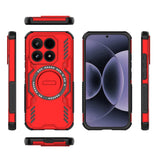 Xiaomi 17 EIDERWOOD Tough Hybrid Case w. Heat Dissipation - Red