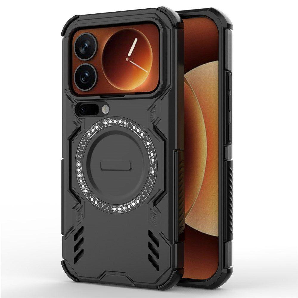 Xiaomi 17 Pro EIDERWOOD Tough Hybrid Case w. Heat Dissipation - Black