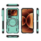 Xiaomi 17 Pro EIDERWOOD Tough Hybrid Case w. Heat Dissipation - Green