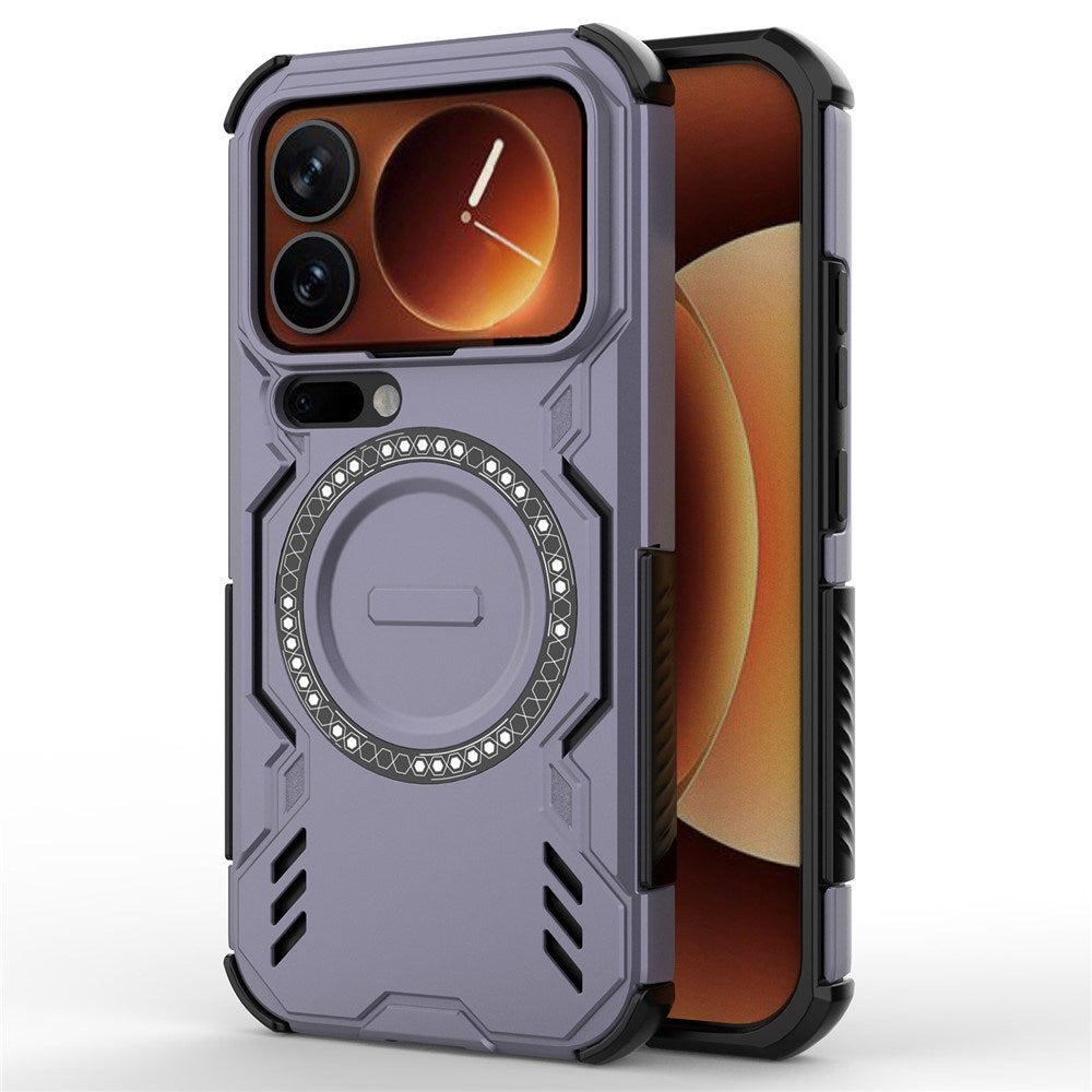 Xiaomi 17 Pro EIDERWOOD Tough Hybrid Case w. Heat Dissipation - Purple