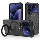 Xiaomi 17 Pro Max EIDERWOOD Tough Case with Magnetic Kickstand - Black