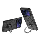 Xiaomi 17 Pro Max EIDERWOOD Tough Case with Magnetic Kickstand - Black