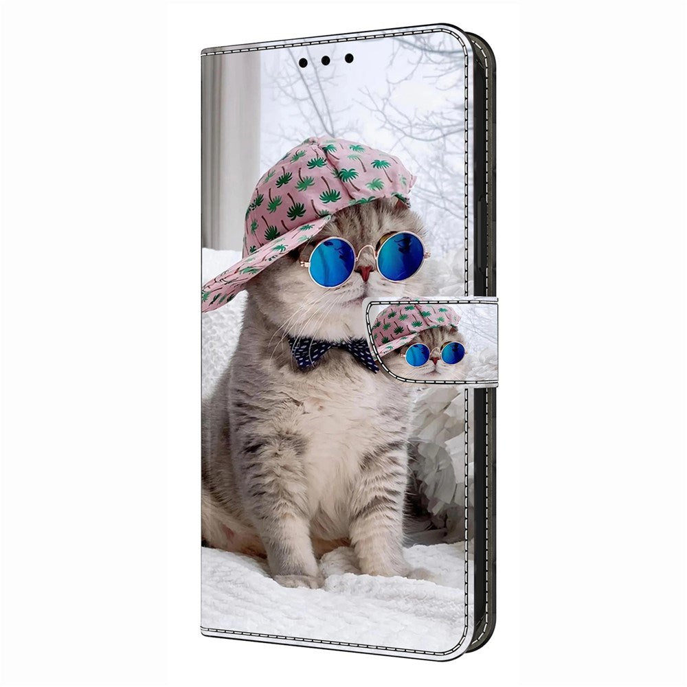 Samsung Galaxy S26 Ultra EIDERWOOD Faux Leather Flip Case with Print - Cat