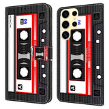 Samsung Galaxy S26 Ultra EIDERWOOD Faux Leather Flip Case with Print - Cassette Tape