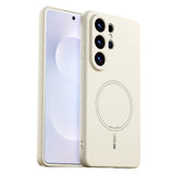 Samsung Galaxy S26 Ultra Silicone Case - MagSafe Compatible - Beige