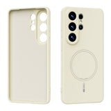 Samsung Galaxy S26 Ultra Silicone Case - MagSafe Compatible - Beige