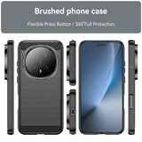 Honor Magic8 Pro EIDERWOOD Brushed Carbon Fiber Flexible Plastic Case - Black
