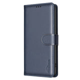 Samsung Galaxy S26+ (Plus) BINFEN Faux Leather Flip Case with RFID Blocking - Blue