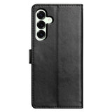 Samsung Galaxy A27 EIDERWOOD Faux Leather Flip Case with Strap - Black
