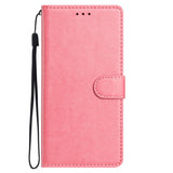 Samsung Galaxy A27 EIDERWOOD Faux Leather Flip Case with Strap - Pink