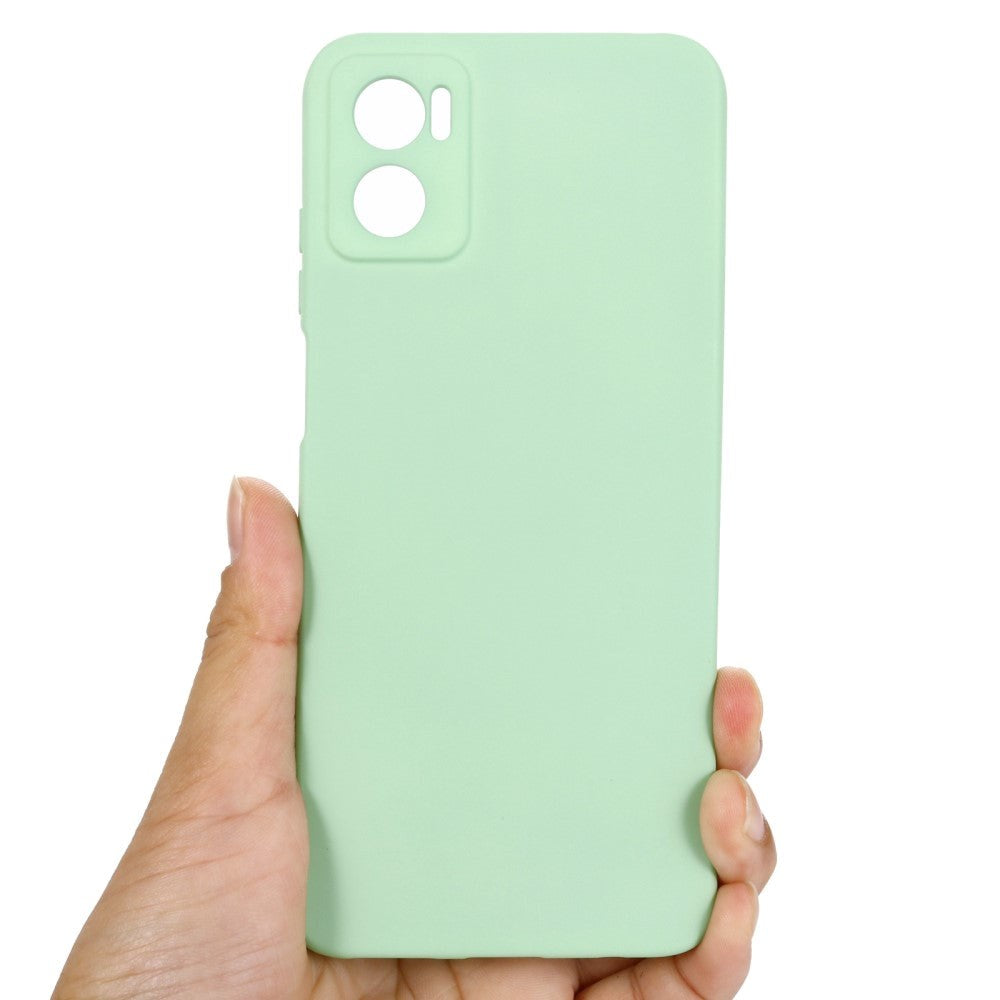 Motorola Moto E22 / E22i Liquid Silicone Case w. Strap - Green