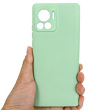 EIDERWOOD Motorola Edge 30 Ultra Liquid Silicone Case w. Strap - Green