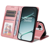 EIDERWOOD OnePlus 15R Faux Leather Flip Case with Strap - Pink