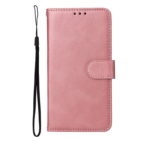 EIDERWOOD OnePlus 15R Faux Leather Flip Case with Strap - Pink