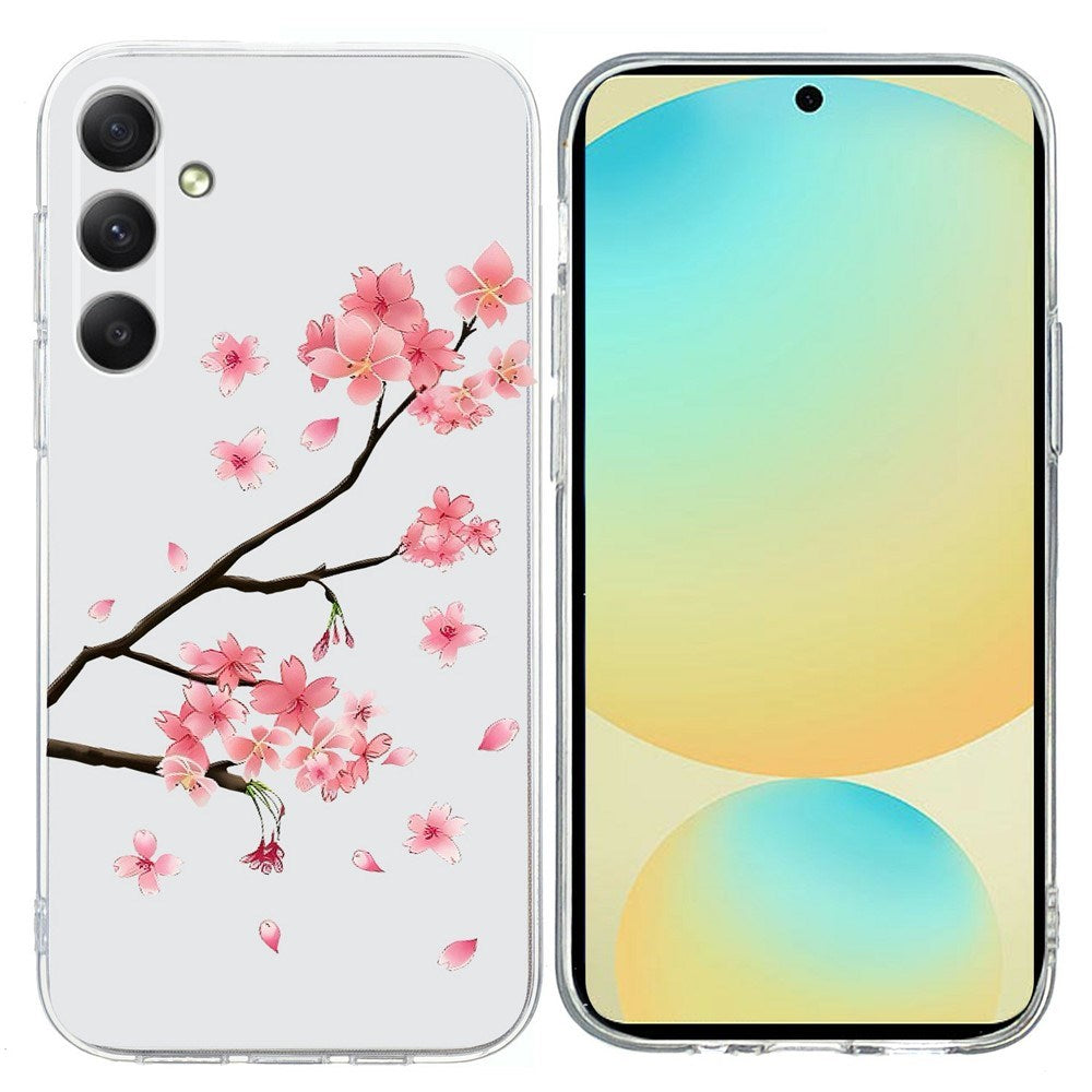 Samsung Galaxy A57 EIDERWOOD Flexible Plastic Case with Pattern - Plum Blossom